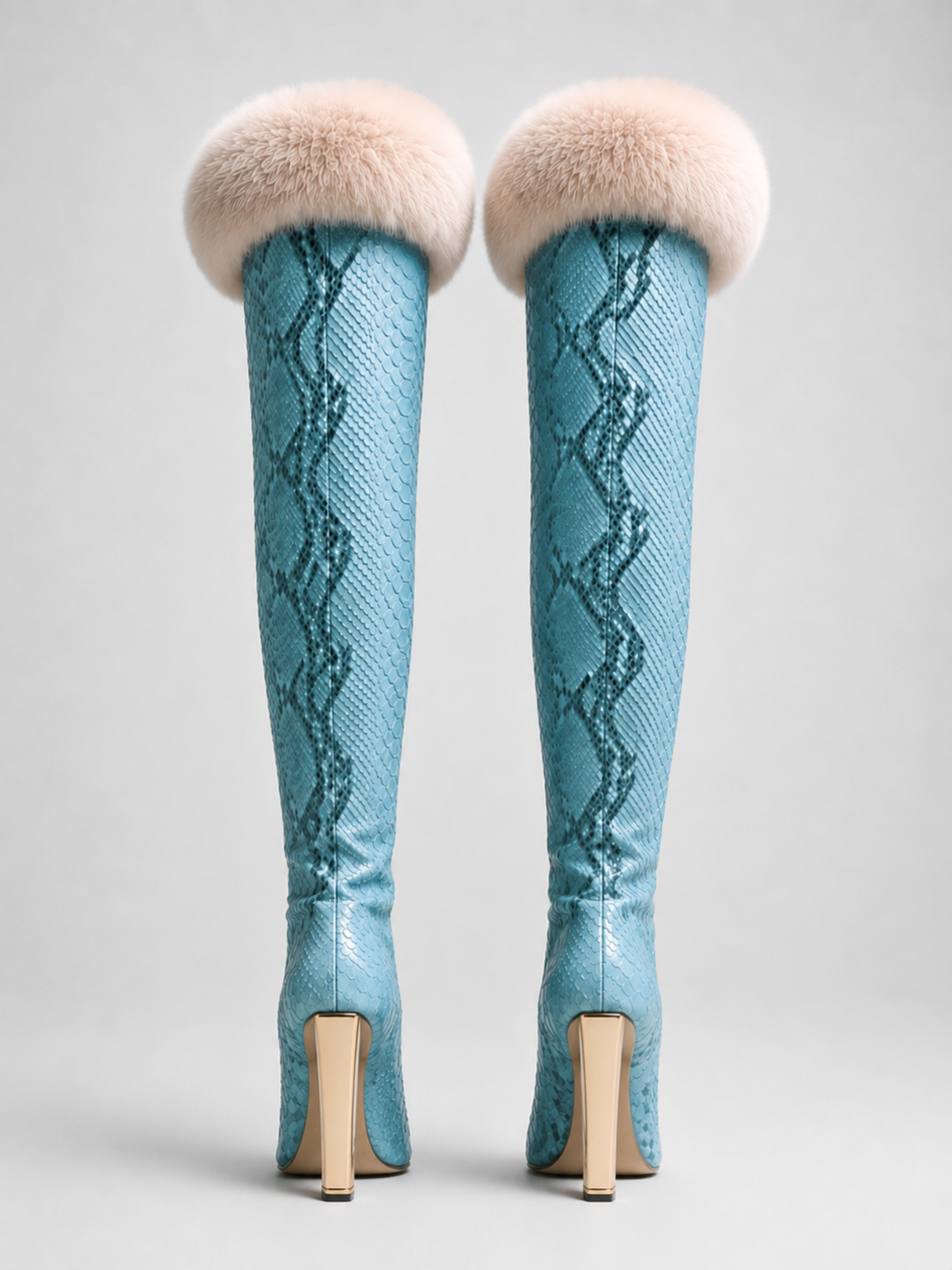 Éclat Glacé Python Boot