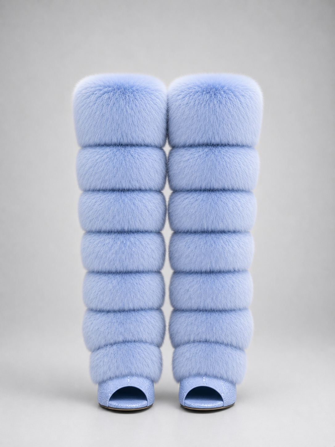 Lumière Bleu Fur Boot