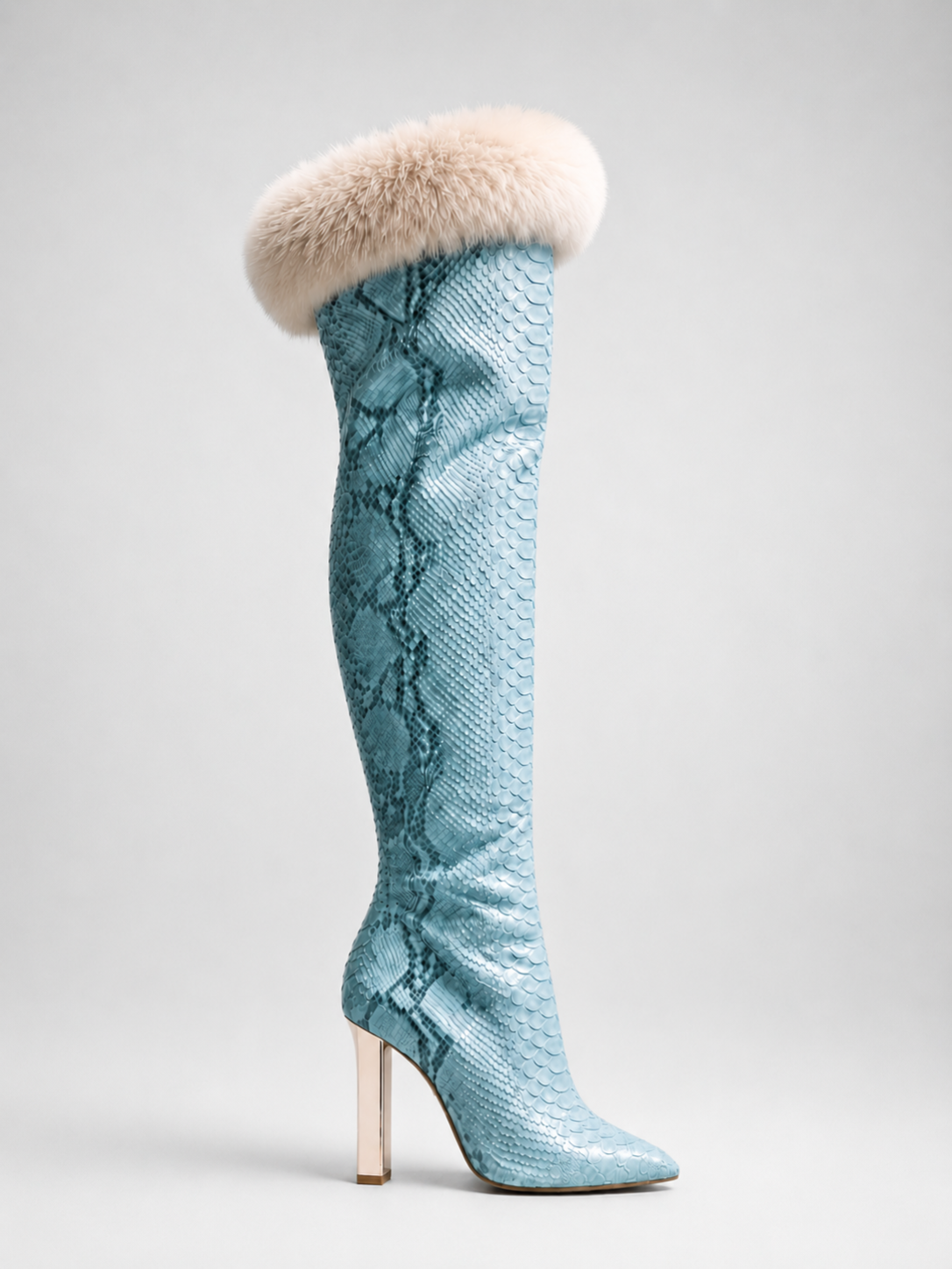 Éclat Glacé Python Boot