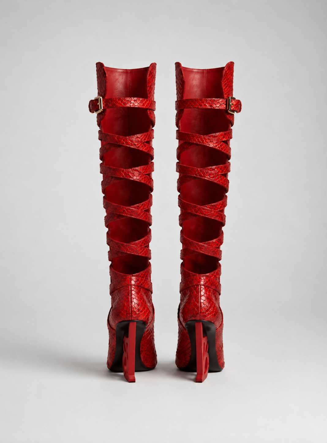 Scarlatto Python Boot
