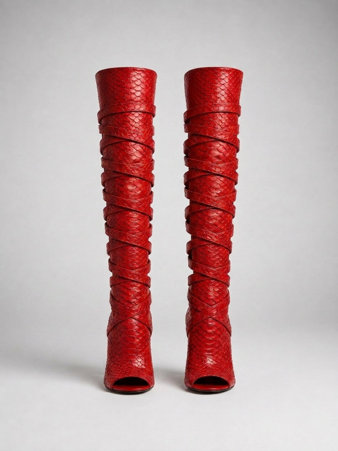 Scarlatto Python Boot