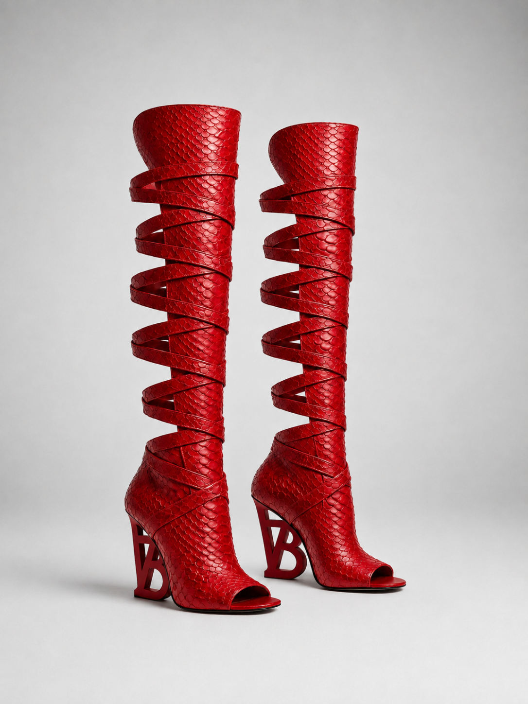 Scarlatto Python Boot
