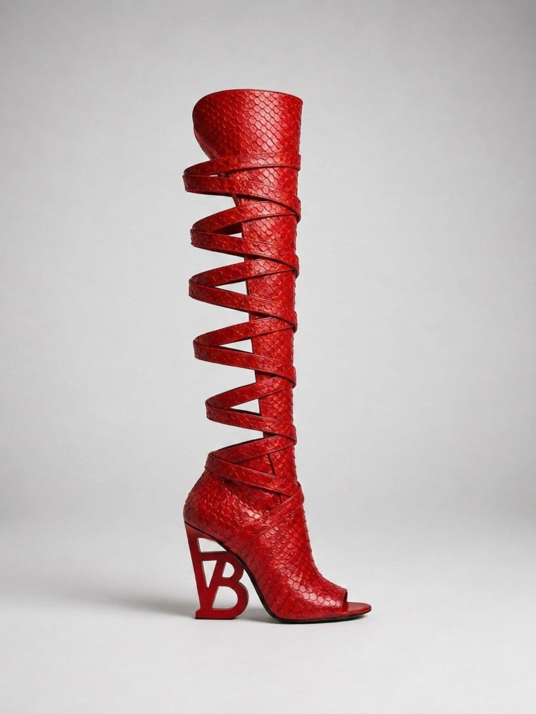 Scarlatto Python Boot